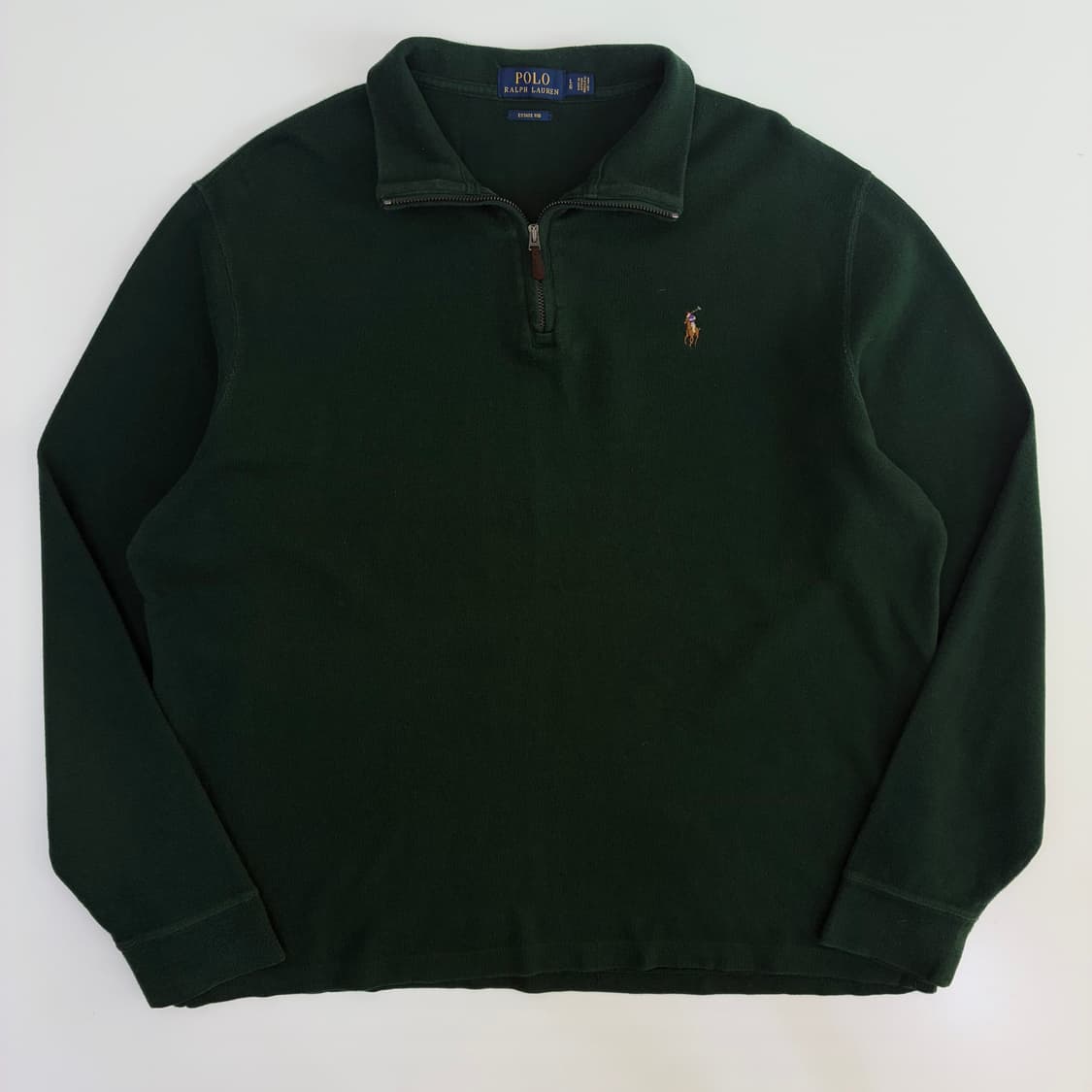 Polo 폴로 랄프로렌 딥그린 쿼터 집업 니트 상품이미지2
