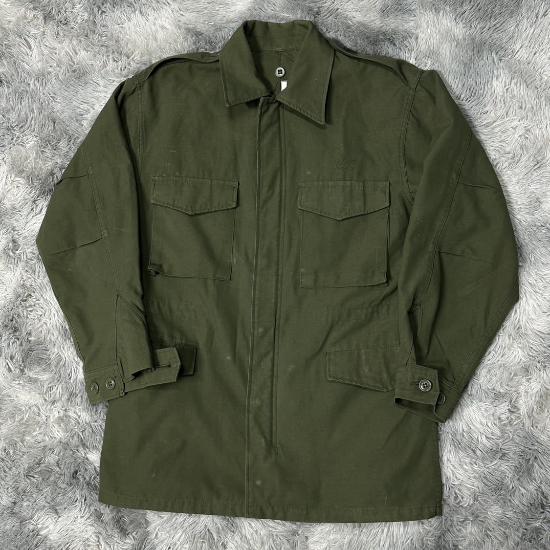 80년대 국군 구형 민무늬 야상 자켓 상품이미지1