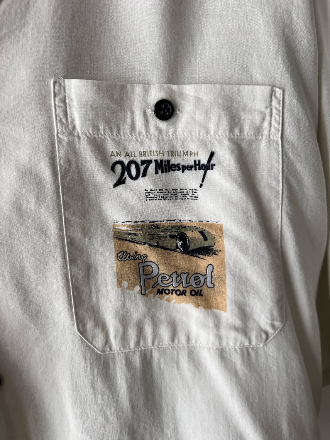 [XL]90's USA 빈티지 Petrol 모터오일 셔츠 상품이미지3