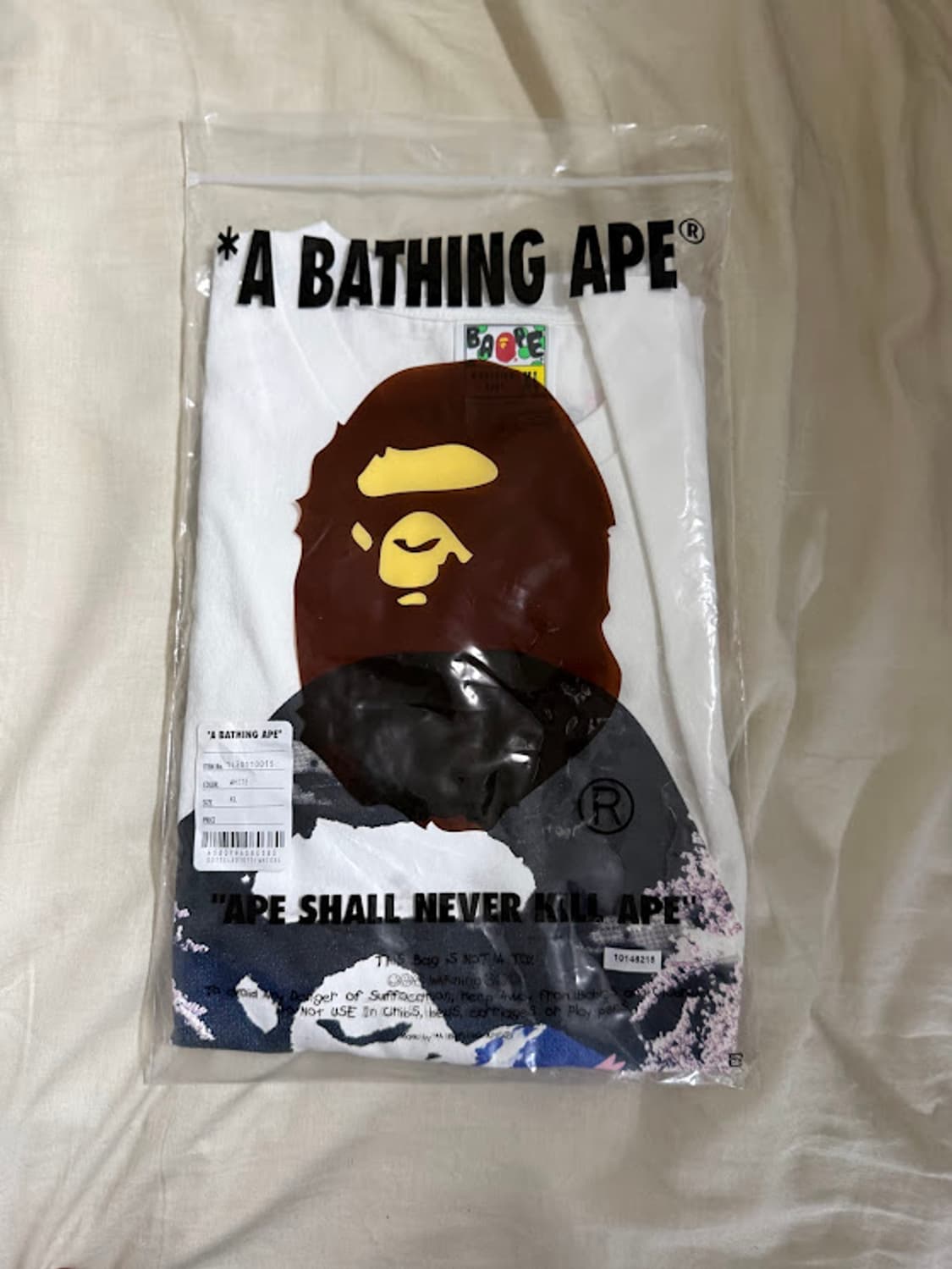 베이프 사쿠라 포토 에이프 헤드 티셔츠 상품이미지2