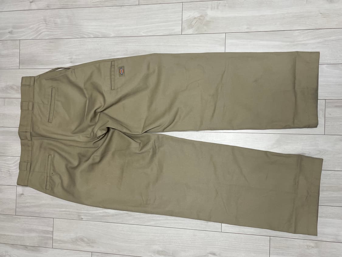 디키즈 더블니 85238 루즈핏 워크팬츠 카키 33 상품이미지4