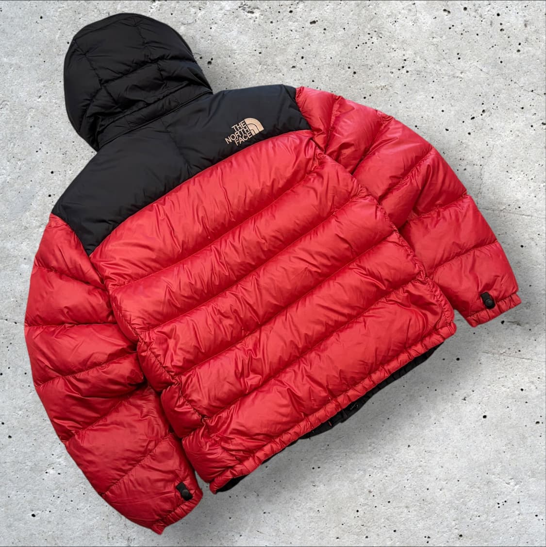 [100] 노스페이스 700 눕시 패딩 레드/블랙 B484 상품이미지2