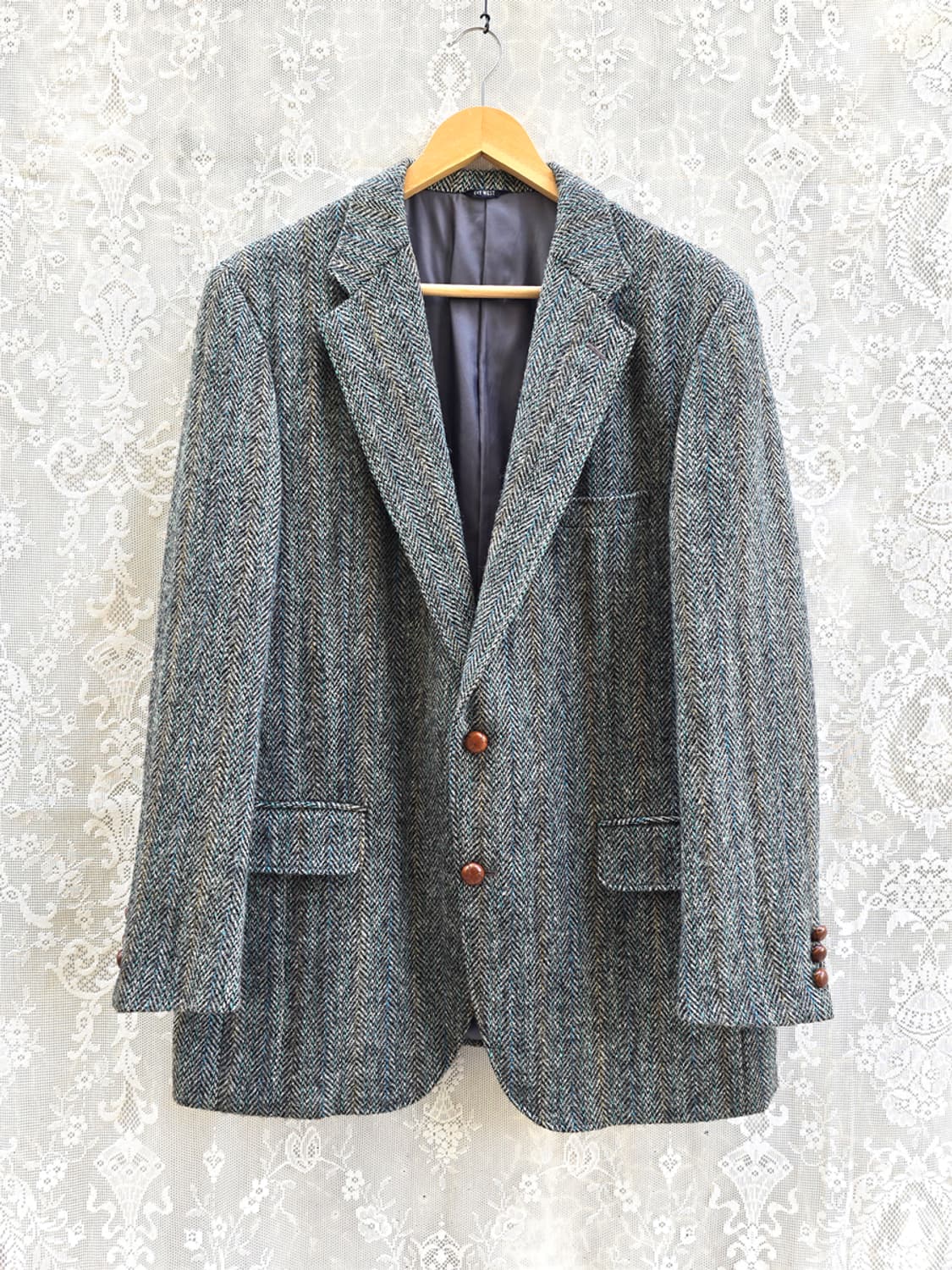 헤링본 해리스 트위드 자켓 상품이미지1