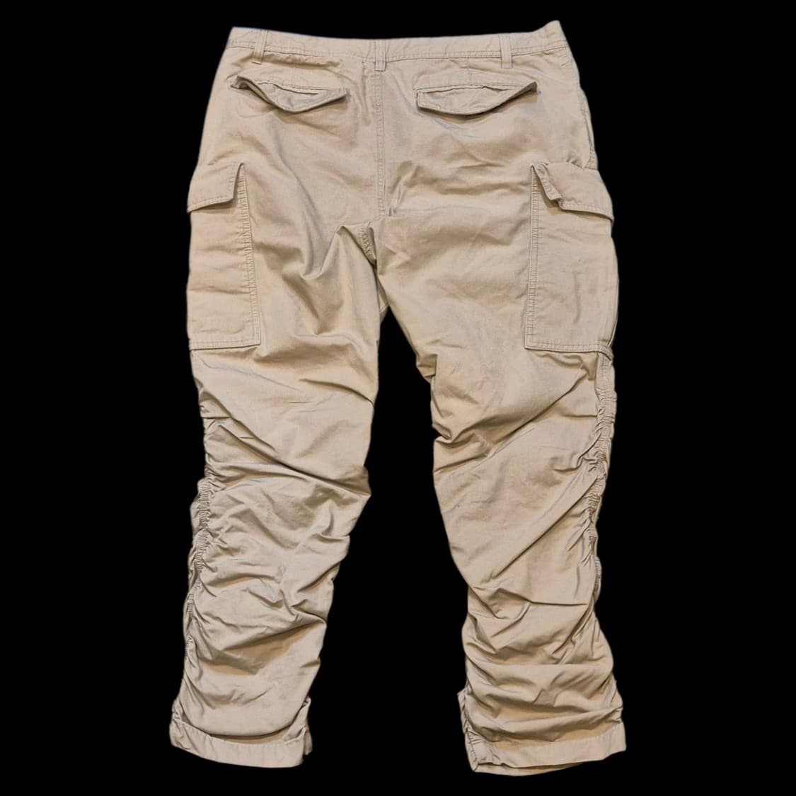 34인치 내셔널지오그래픽 베이지 셔링 카고팬츠  상품이미지2