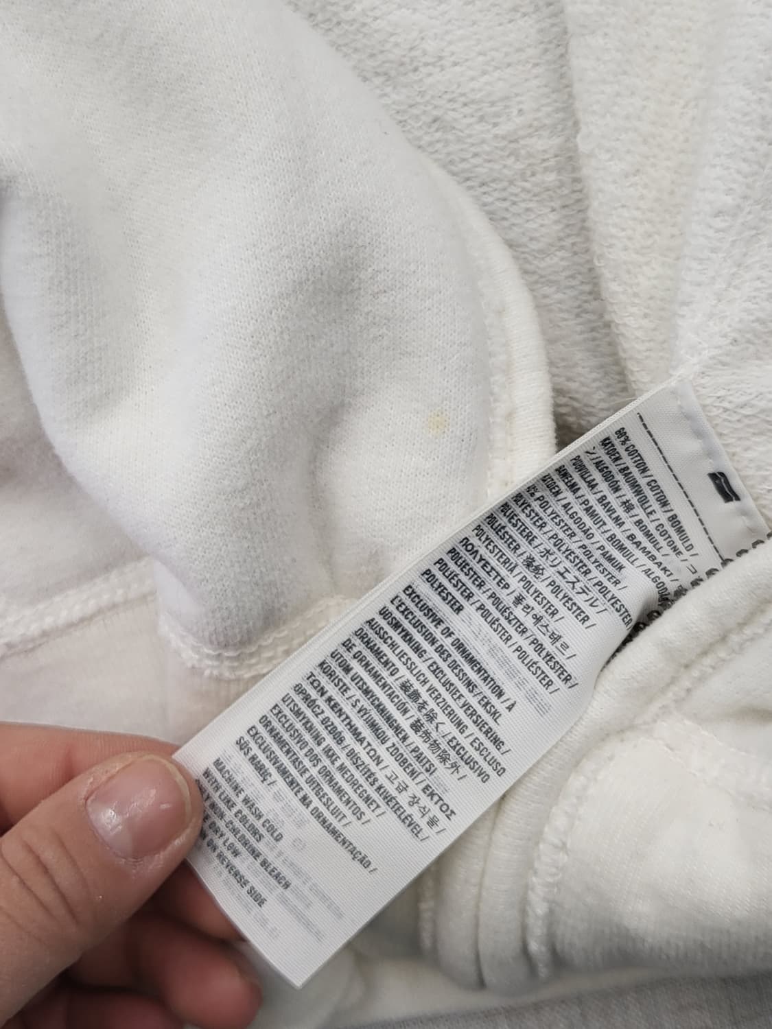 홀리스터 Cali Love 흰색 후드집업 L 상품이미지7