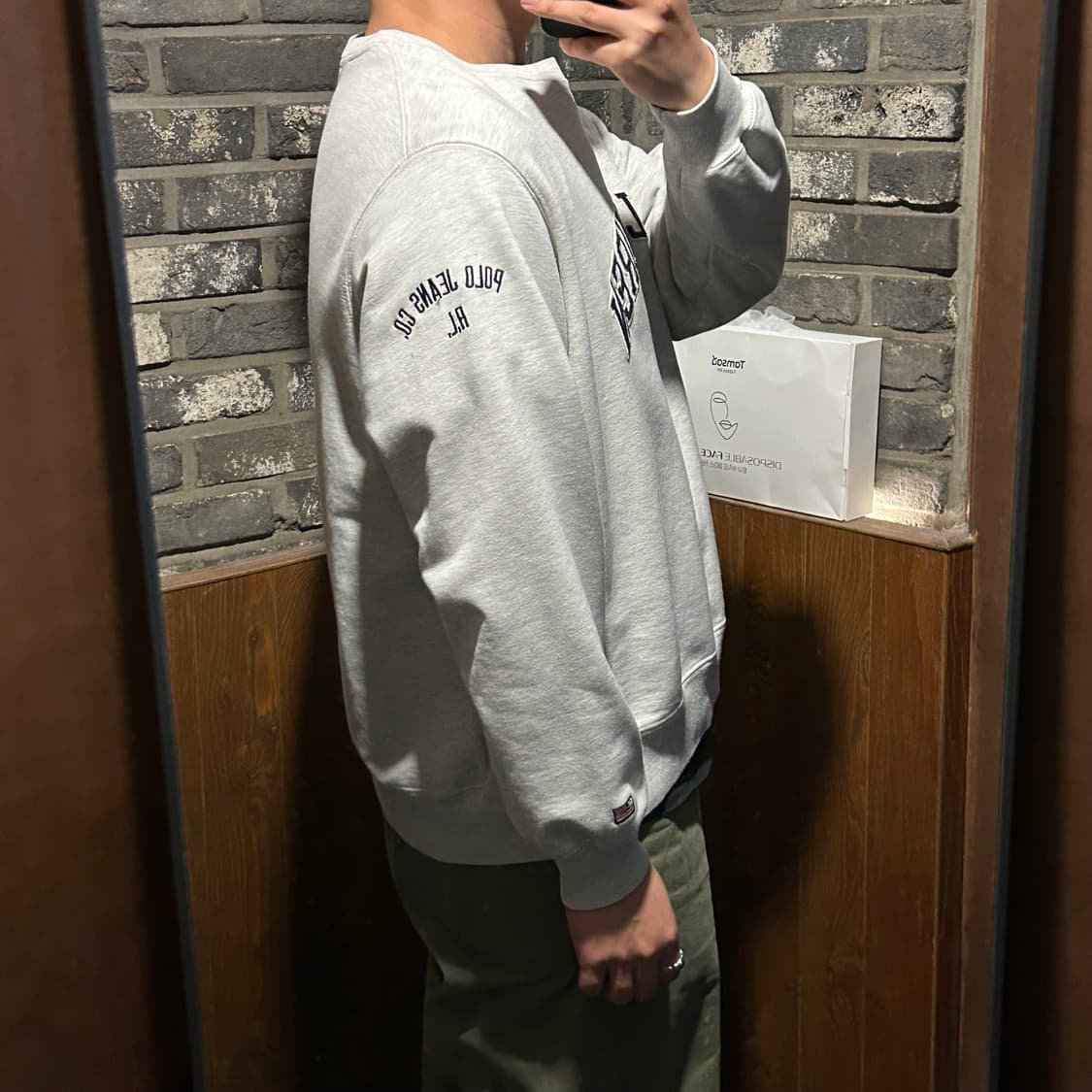 XL) 폴로 랄프로렌 진스 그레이 맨투맨 상품이미지10