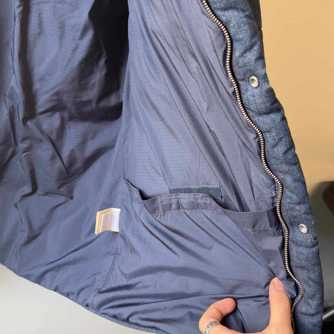 00s 베이프 인디고 데님 푸퍼 자켓 상품이미지5