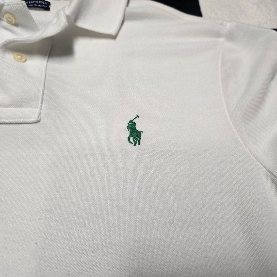 S 폴로랄프로렌 어스폴로 반팔 카라티셔츠 화이트 상품이미지2