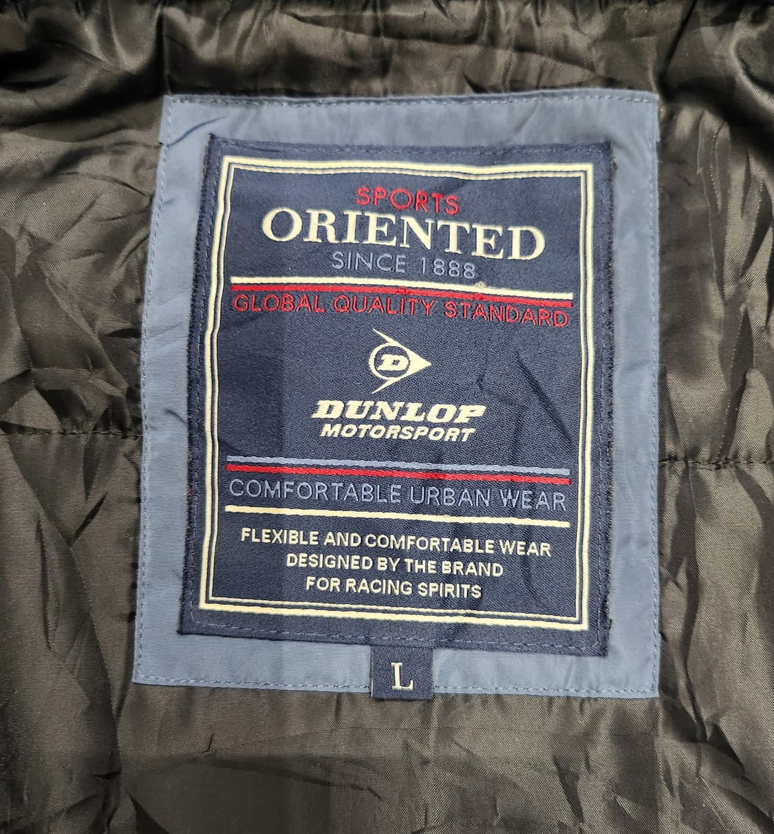 던롭 모터스포츠 후드 점퍼 L (후드탈부착가능) 상품이미지5