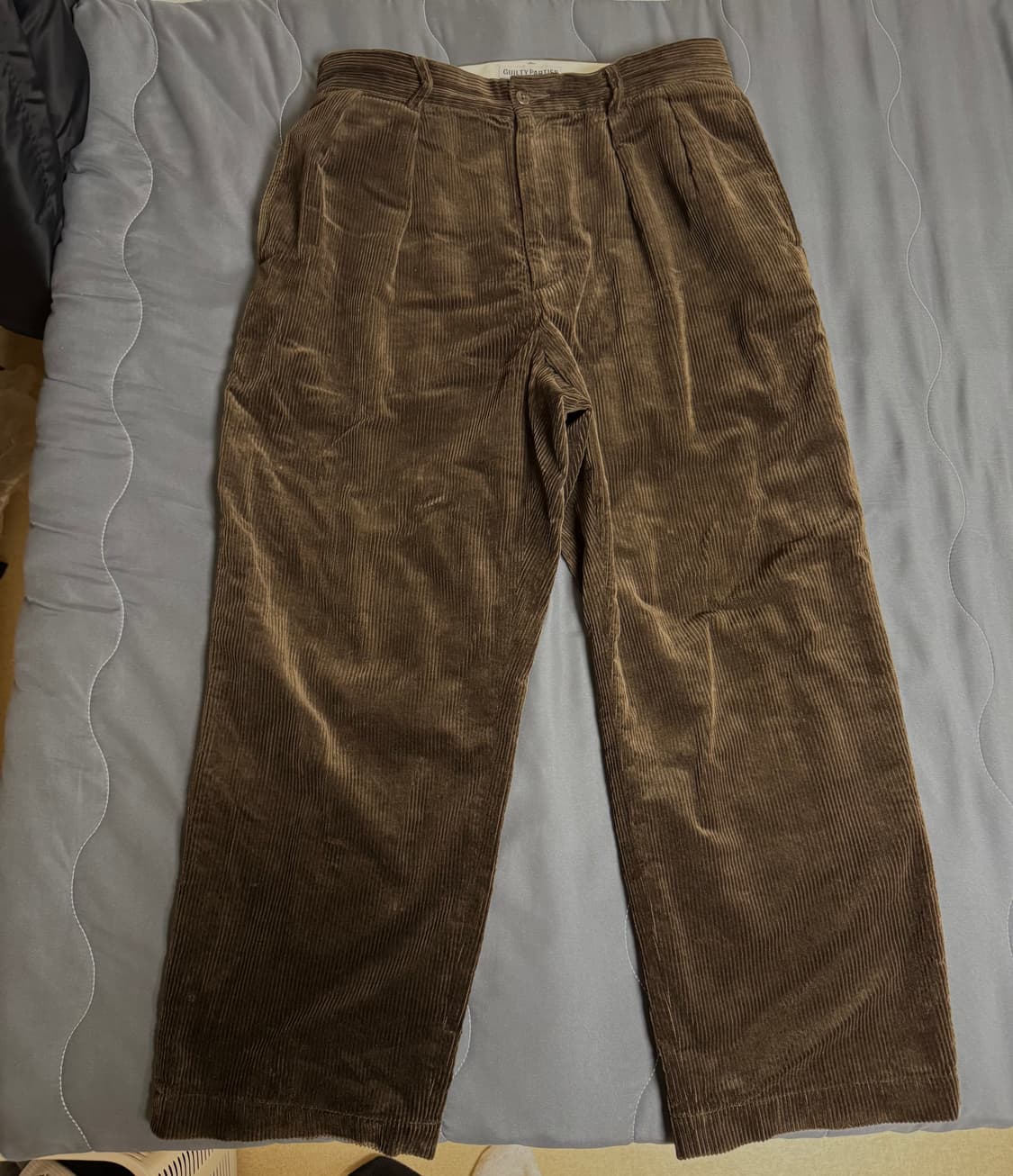 [M] 와코마리아 23FW 코듀로이 브라운 팬츠 상품이미지2
