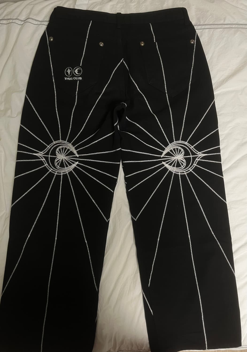 Thug Club chain stitch denim pants 상품이미지4