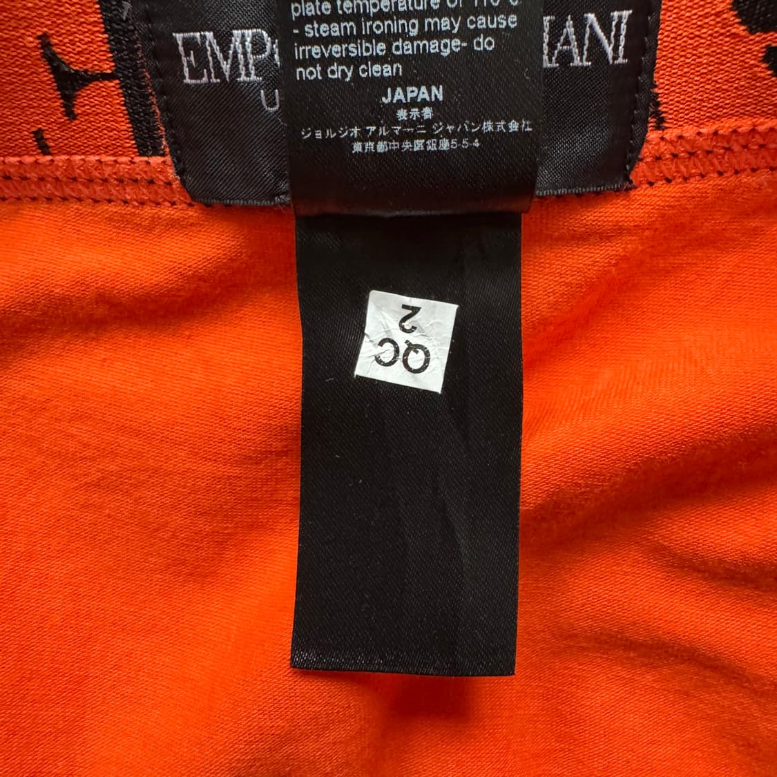 EMPORIO ARMANI 일본빈티지 팬티 아르마니 에리어드 반바지 S 상품이미지7