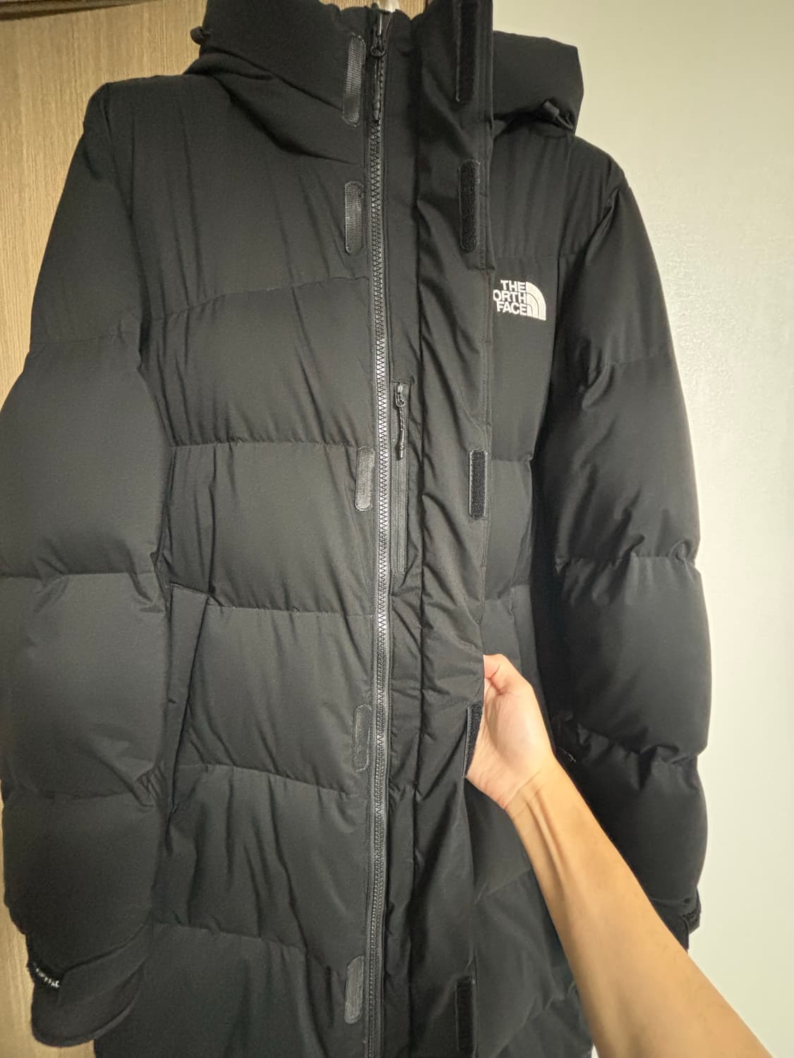 (2XL) 노스페이스 블랙 롱패딩 상품이미지4