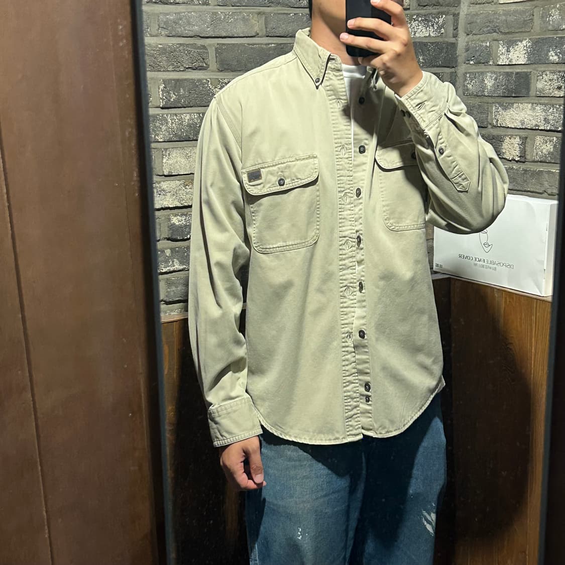 L) Wrangler 랭글러 투포켓 워크웨어 셔츠 상품이미지9