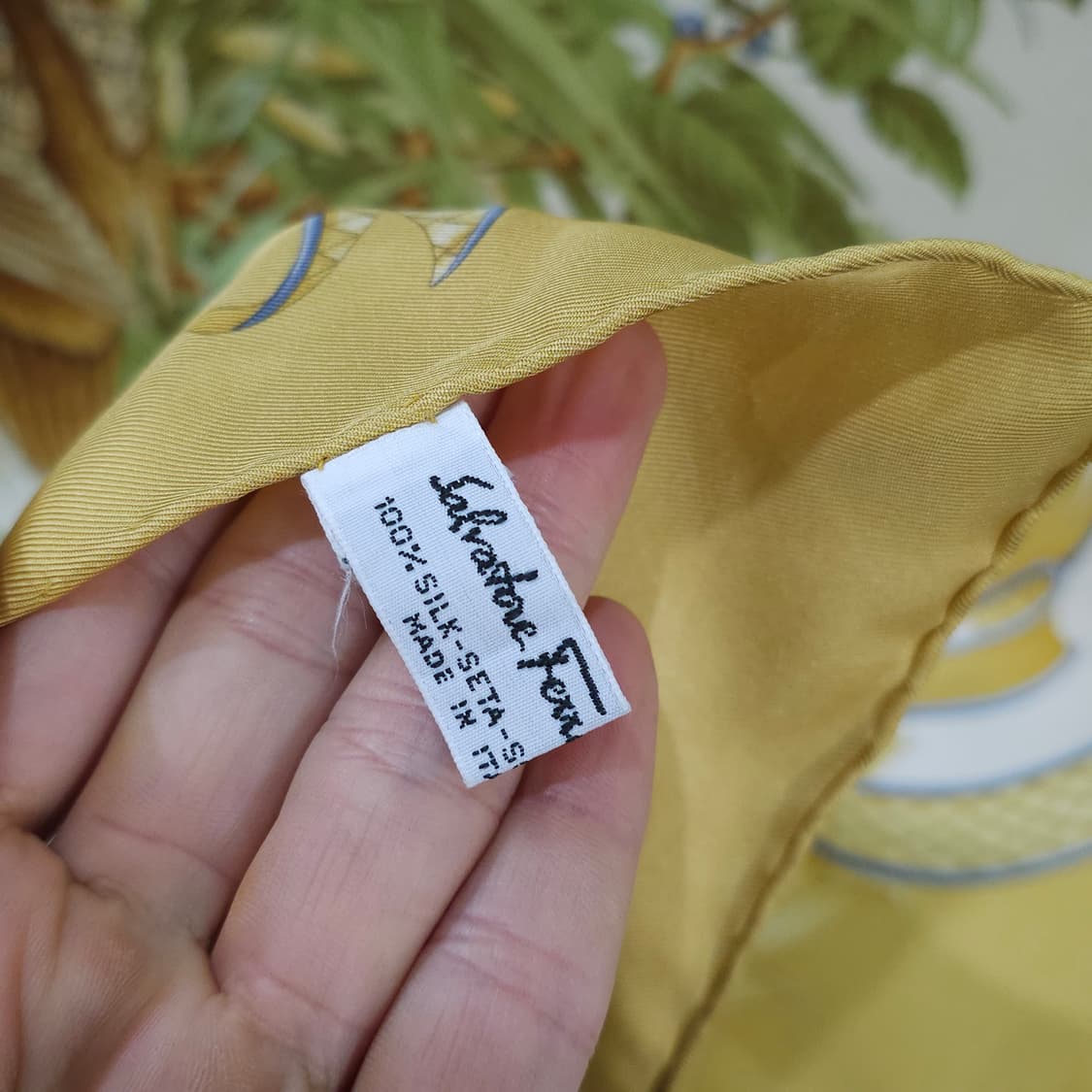 빈티지 페레가모 실크 스카프 상품이미지8