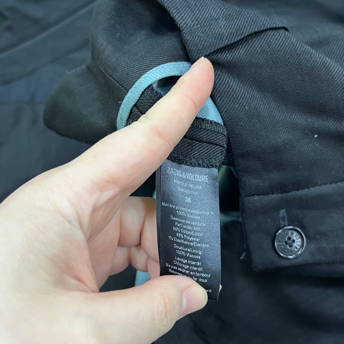 36 쟈딕앤볼테르 여성 린넨 바지 0414M 상품이미지5