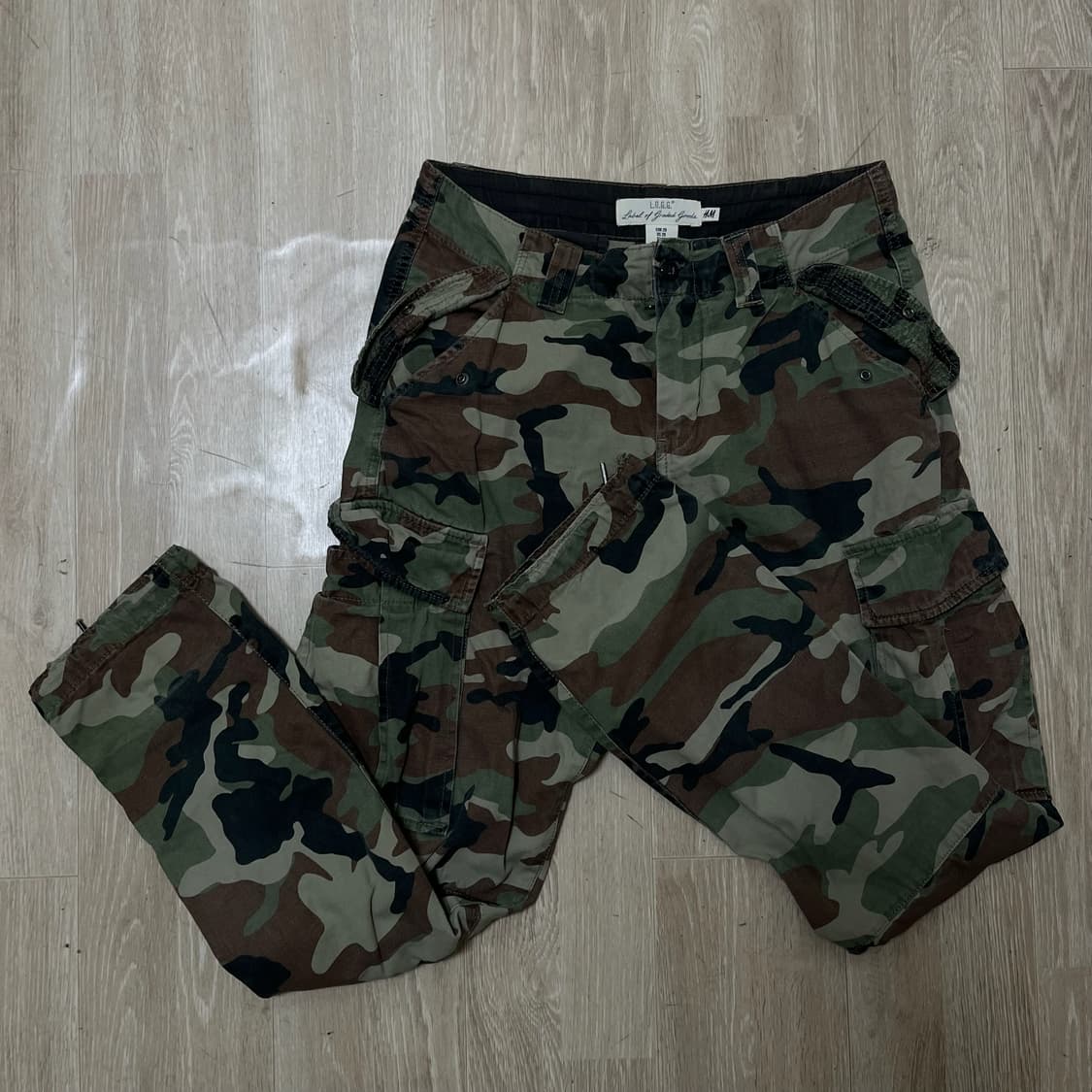 H&M 밀리터리 카고 카모팬츠 29 상품이미지1