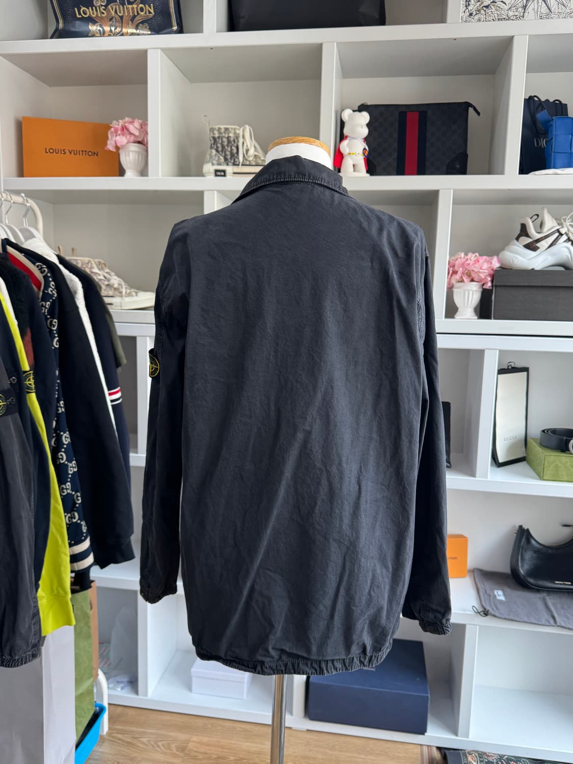 [새상품급,2xl] 스톤아일랜드 올드이펙트 오버셔츠 자켓 xxl 바람막이 상품이미지3
