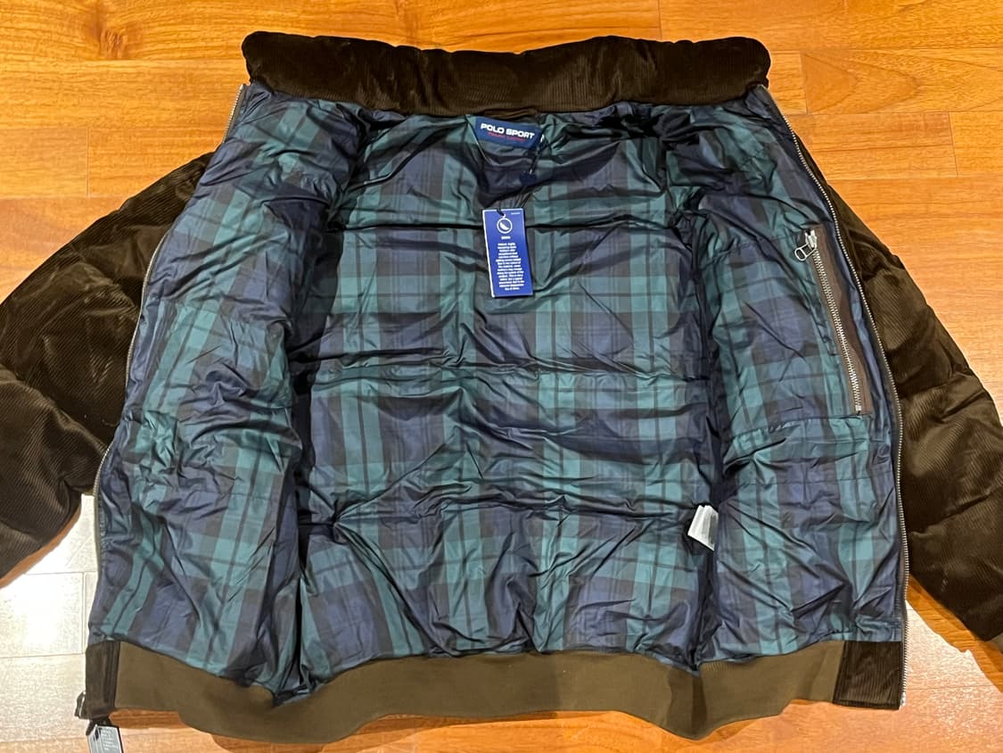 폴로스포츠 코듀로이 패딩 M 새제품 상품이미지2