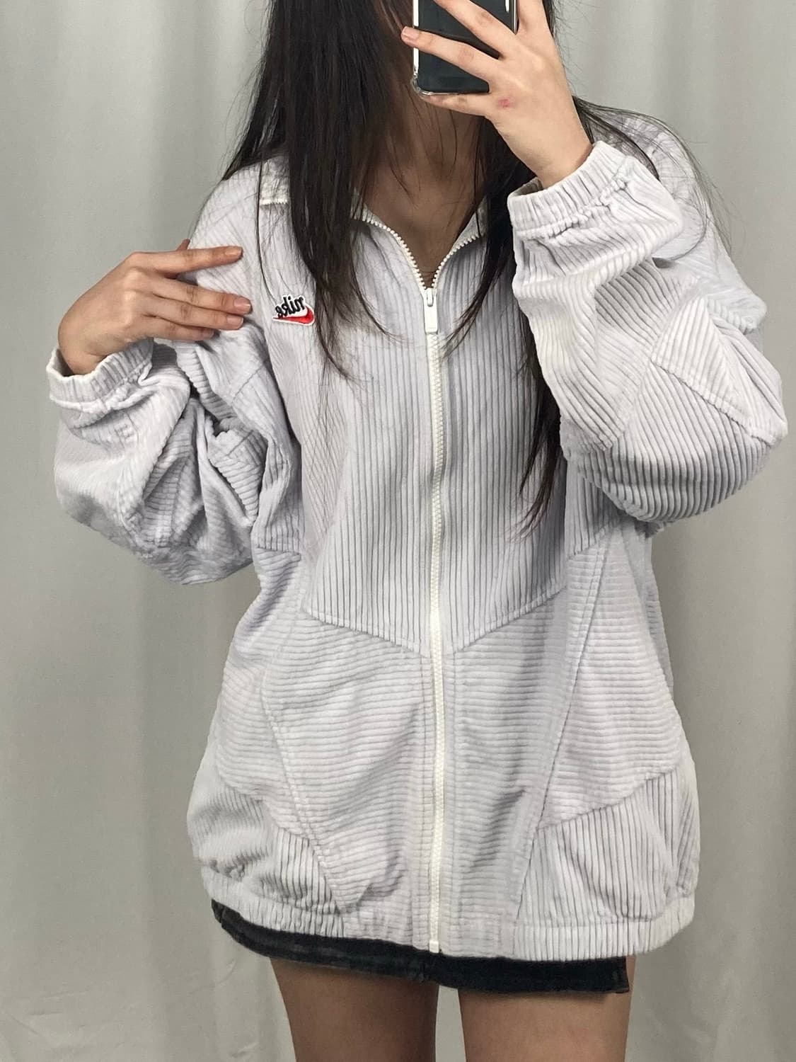 나이키 헤리티지 로고 코듀로이 집업 자켓 상품이미지2