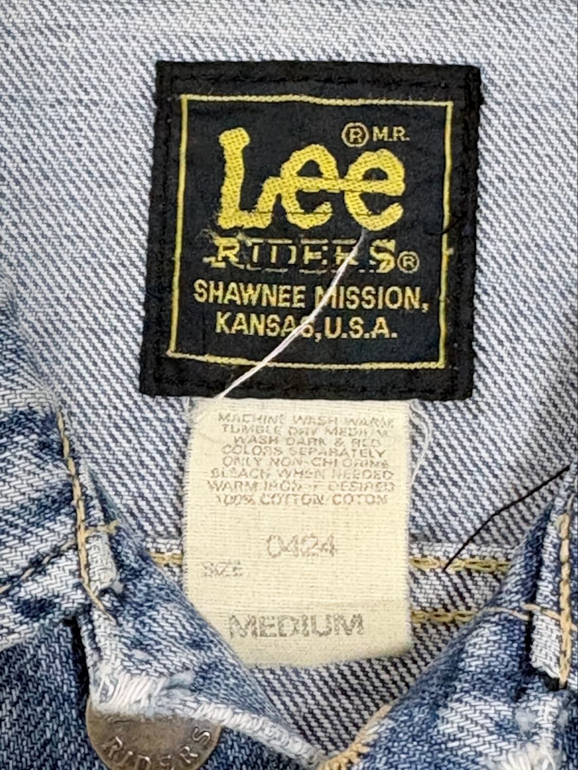 LEE 라이더 데님 자켓 M 상품이미지4