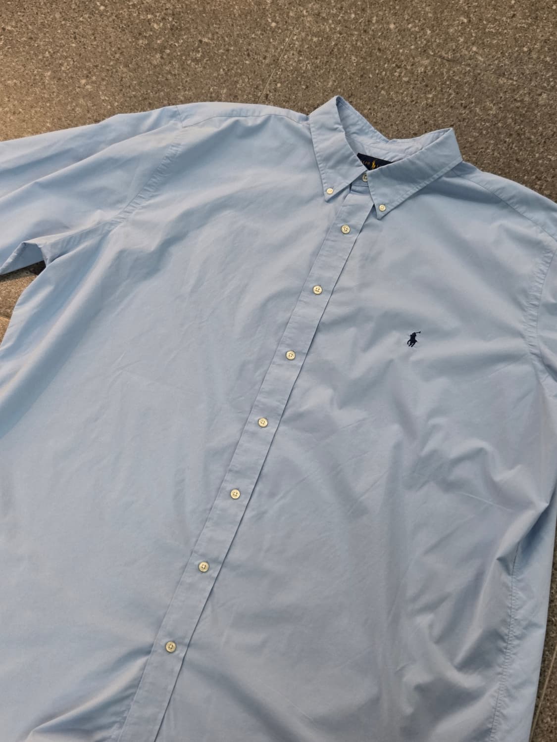 POLO 폴로 스카이블루 반팔셔츠 상품이미지1