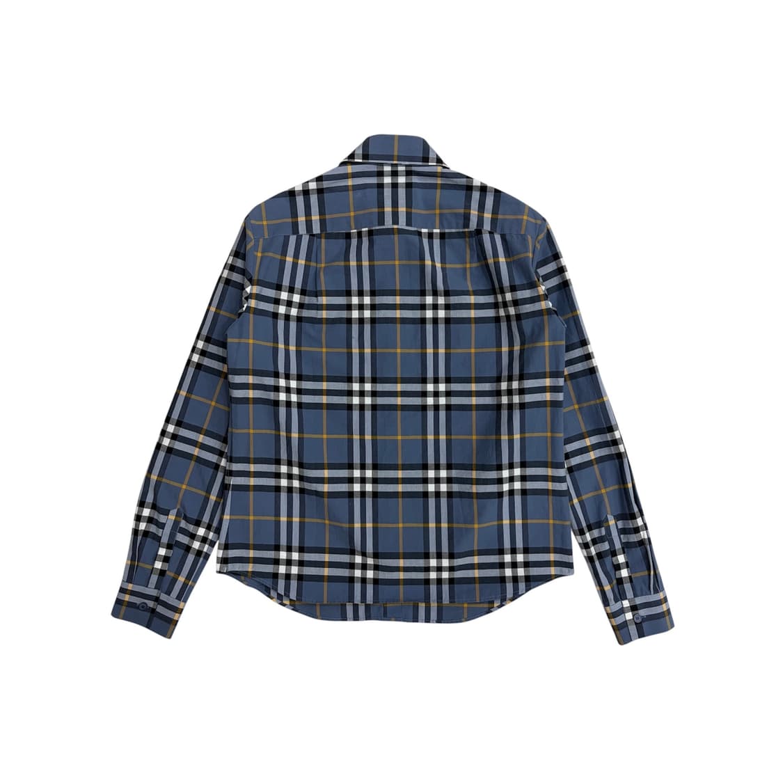 버버리 여자 여성 우먼스 레이스 블루 체크 긴팔 셔츠 상품이미지2