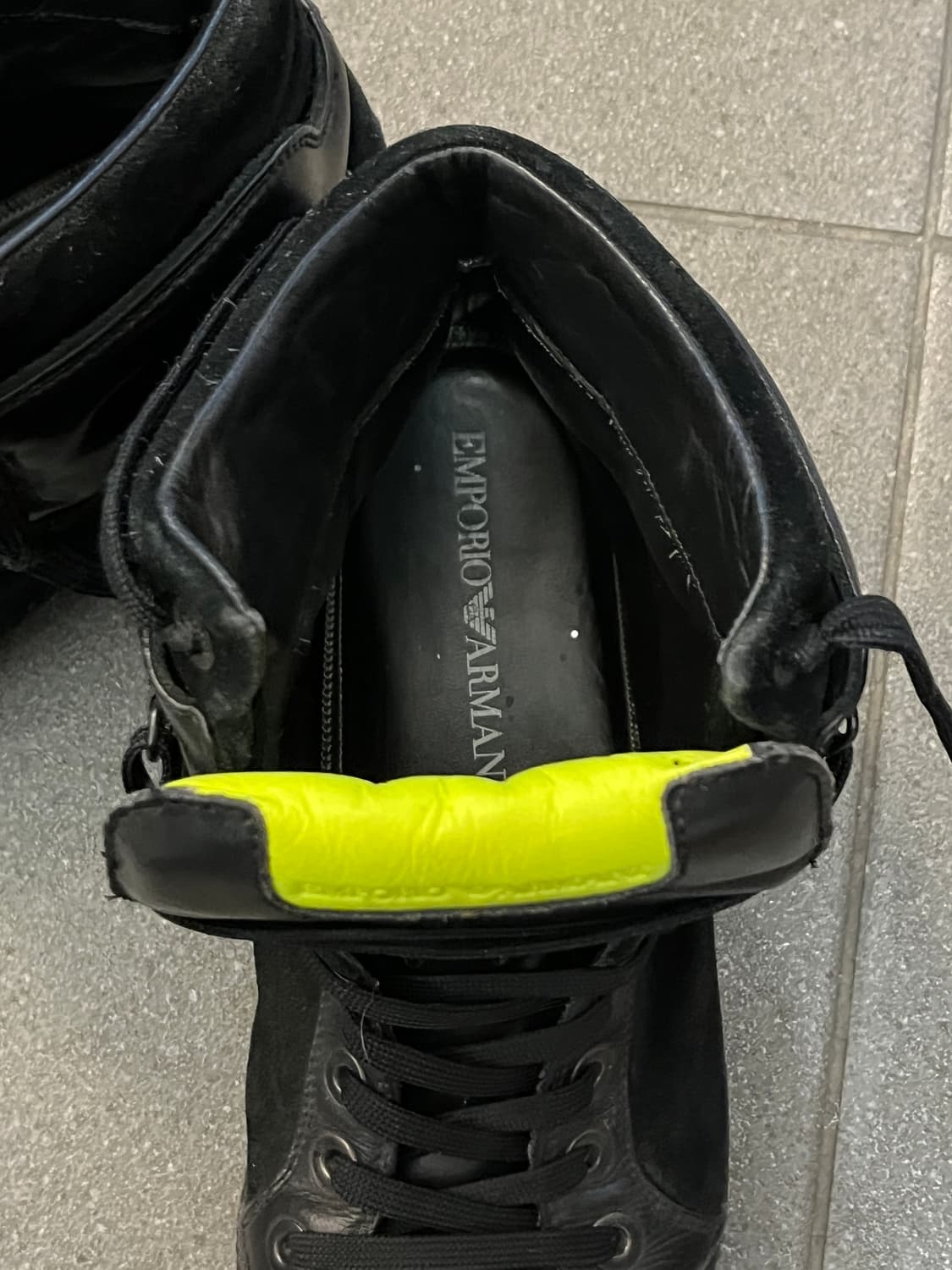 엠포리오 아르마니 하이탑 스니커즈 상품이미지5