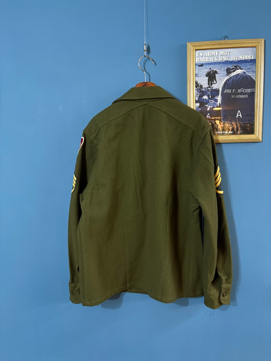 50’s U.S Army OG-108 Wool Filed Shirt  상품이미지7