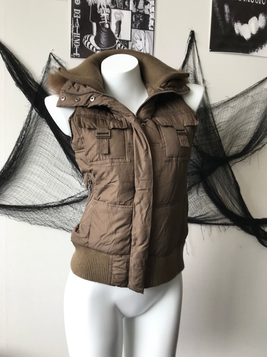 00s gal mood hoodie vest padding   상품이미지1