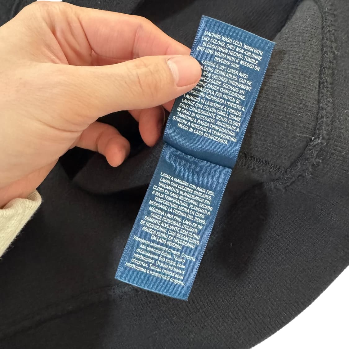 폴로 랄프로렌 블랙 빅폴로니 후드 상품이미지4