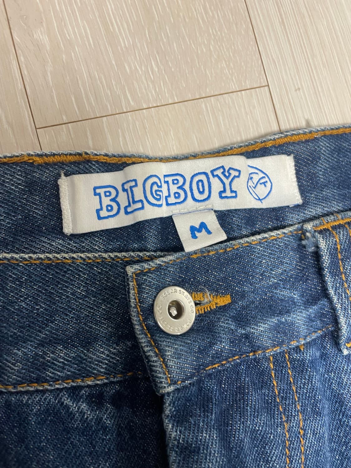 폴라스케이트 빅보이 다크블루 팬츠 구버전 M (상태 좋음) 상품이미지4