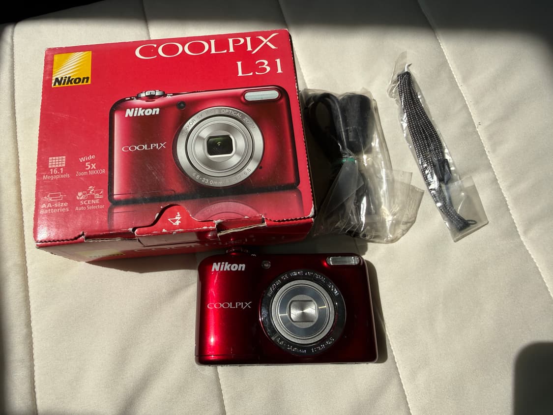 [희귀🍒/3월까지 할인] 니콘 쿨픽스 L31 레드❤️ 상품이미지2