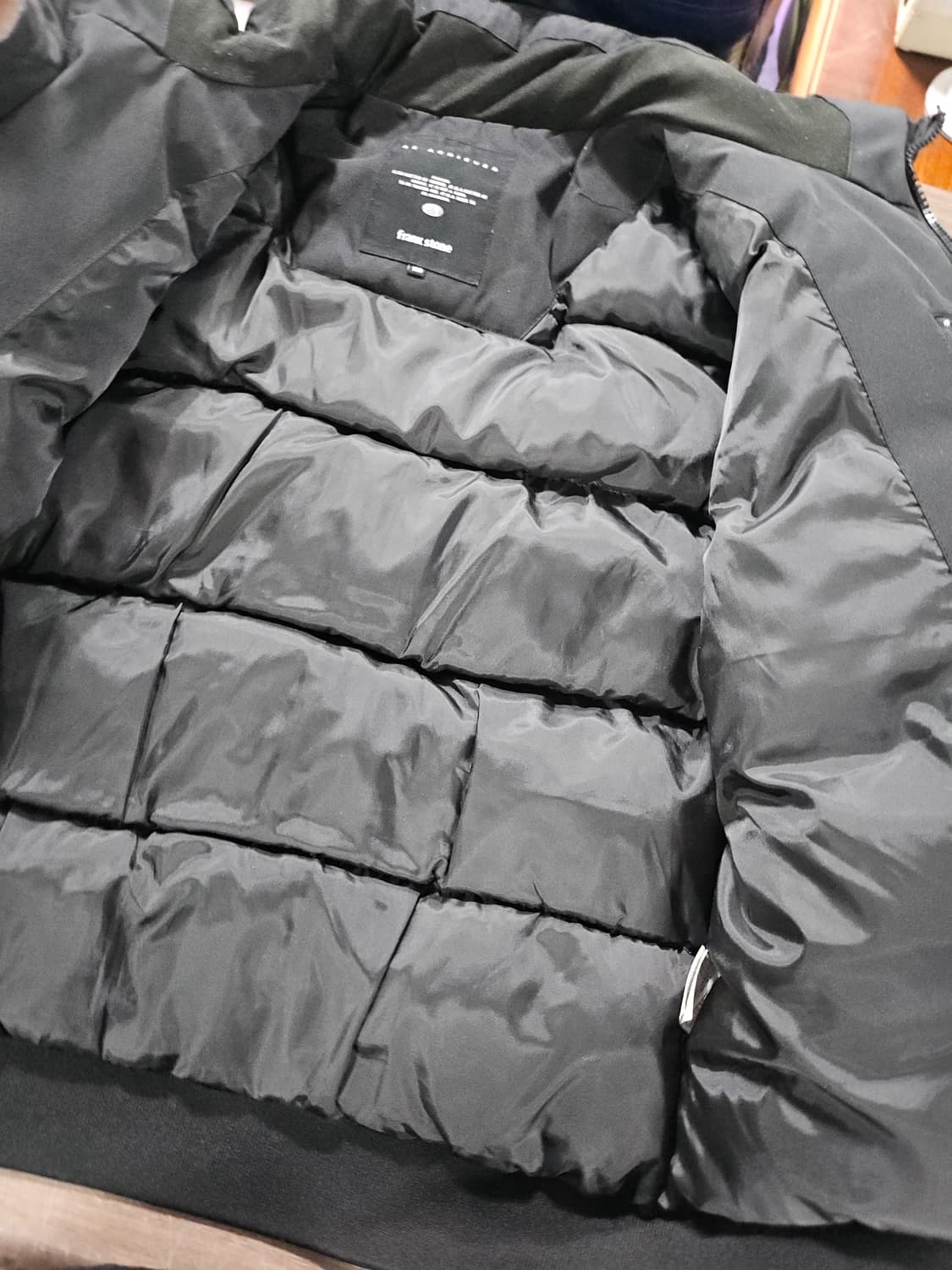 프랭크스톤 블랙 덕다운패딩 100 상품이미지4