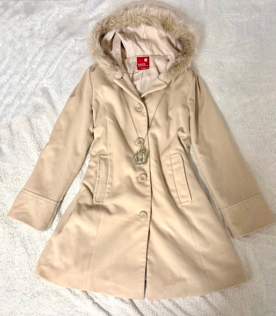 라떼갸루 히메갸루 러블리 코트 일본빈티지 로리타 로걀 달천깔 히메카지 상품이미지1