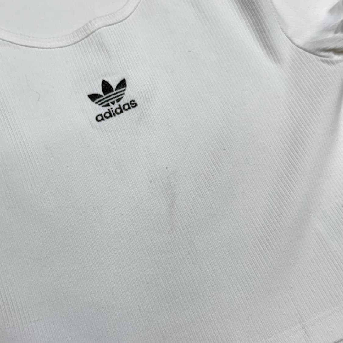 [S] 아디다스 골지 크롭 반팔 상품이미지6