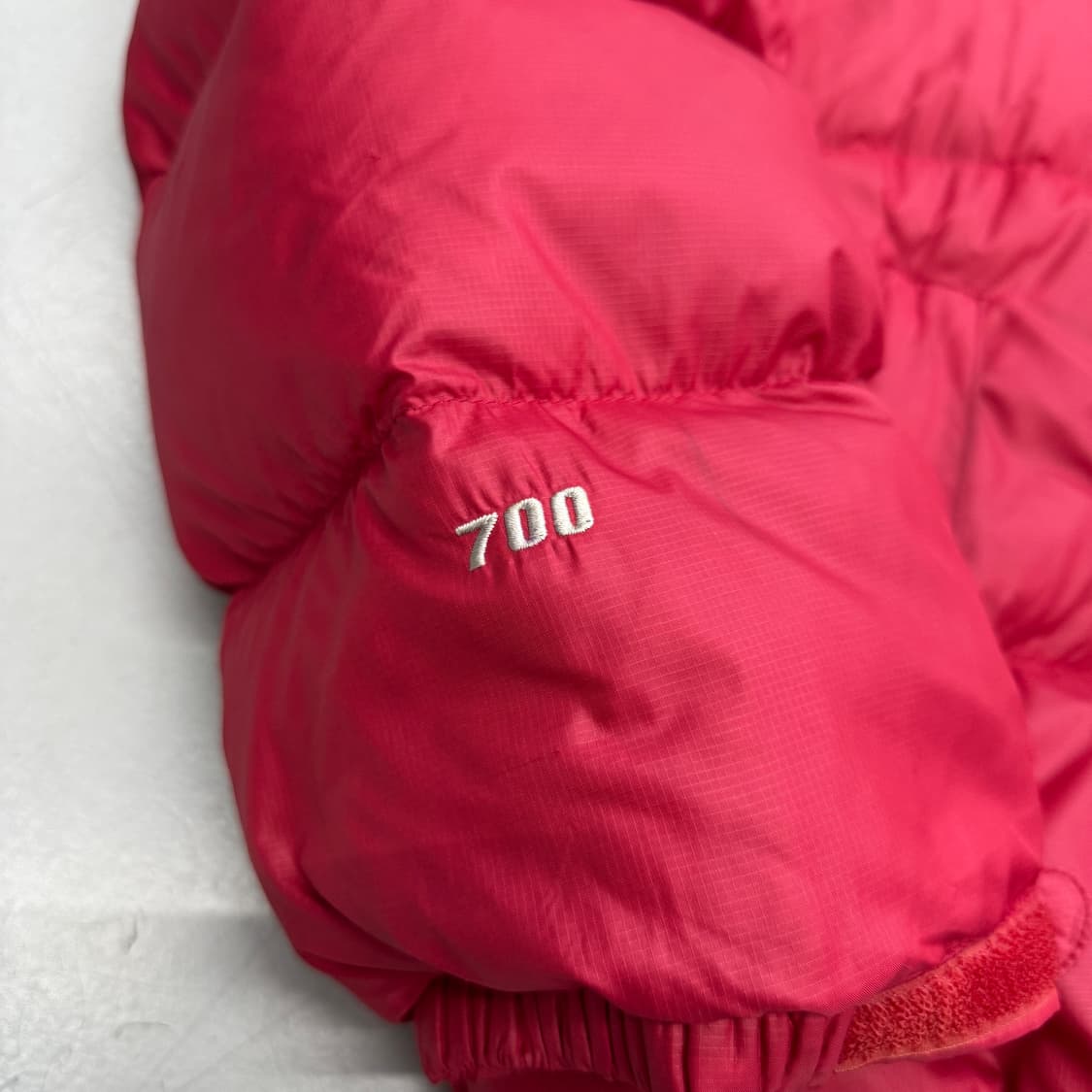 노스페이스 700 눕시 구스다운 레드 패딩  상품이미지4