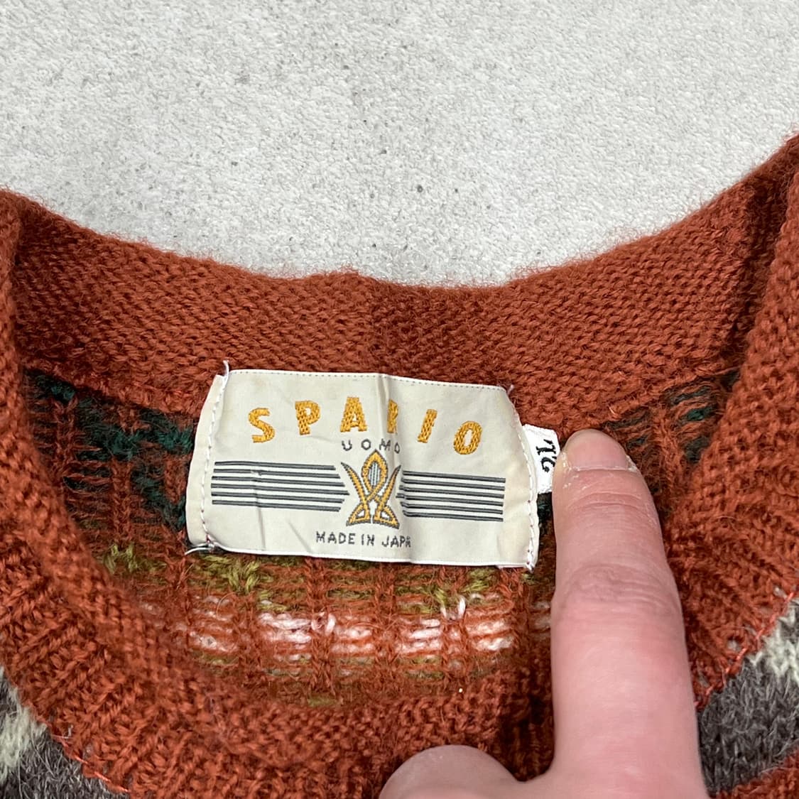 spario 에스닉 패턴 니트 s09299 상품이미지5