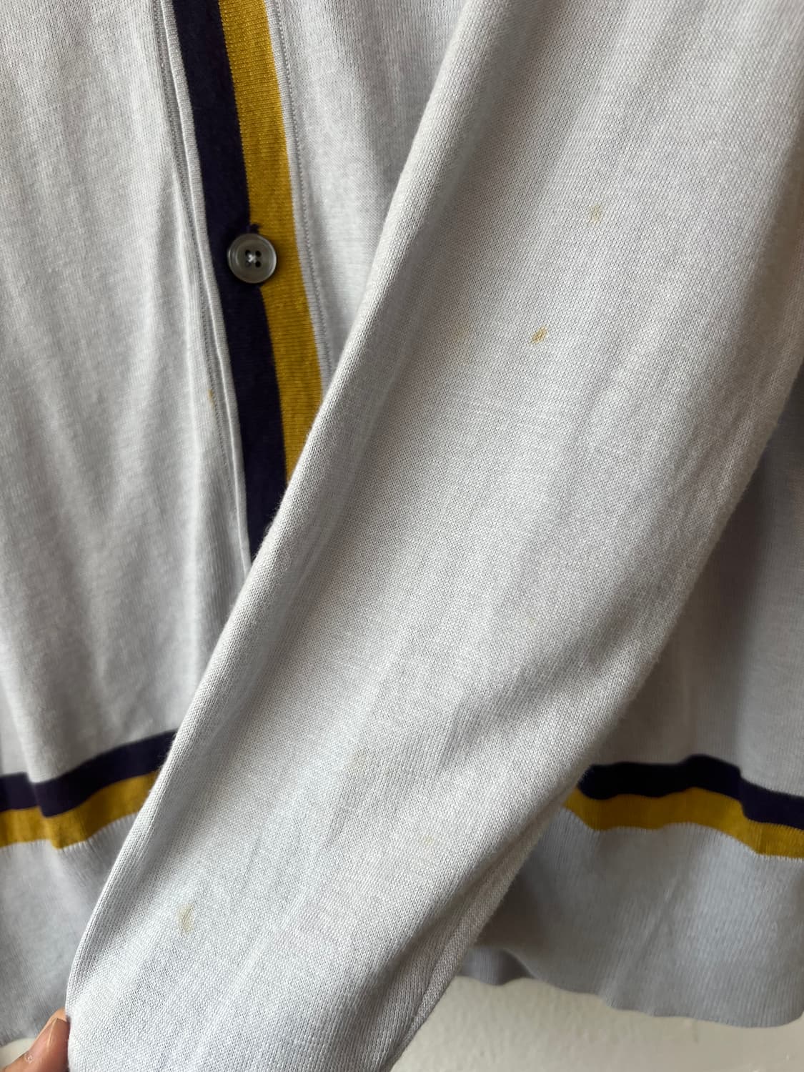 폴스미스 남성 그레이 브이넥 코튼가디건 
 상품이미지6