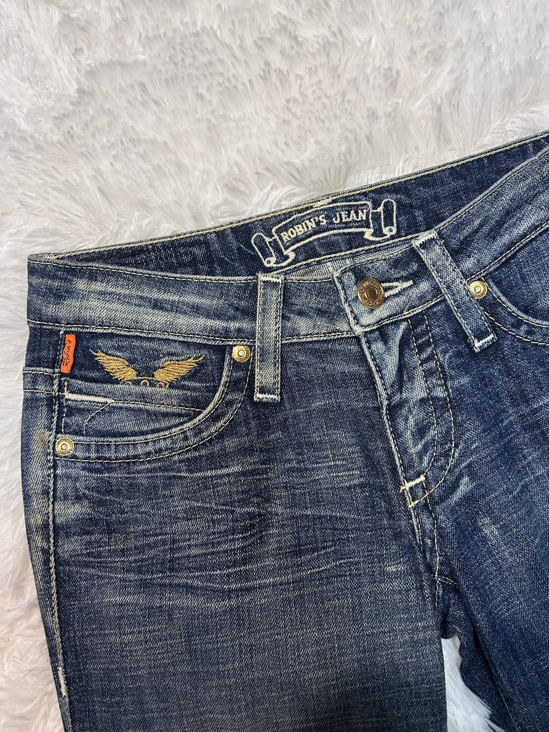 Robins Jeans y2k low-rise bootscut denim 상품이미지2