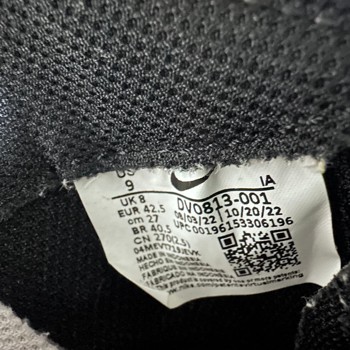 NIKE 나이키 와플 데뷰 SE 스니커즈 운동화 270 상품이미지8