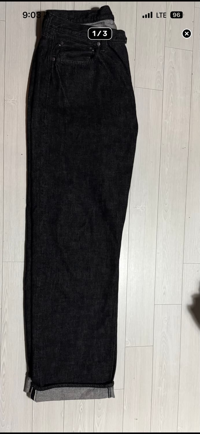 풀카운트 0105 블랙 36사이즈 상품이미지2