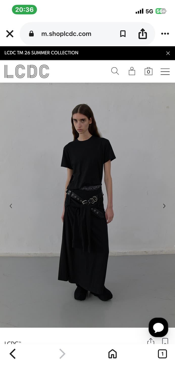 [LCDC] TIED WAIST DRESS (BLACK) 상품이미지3