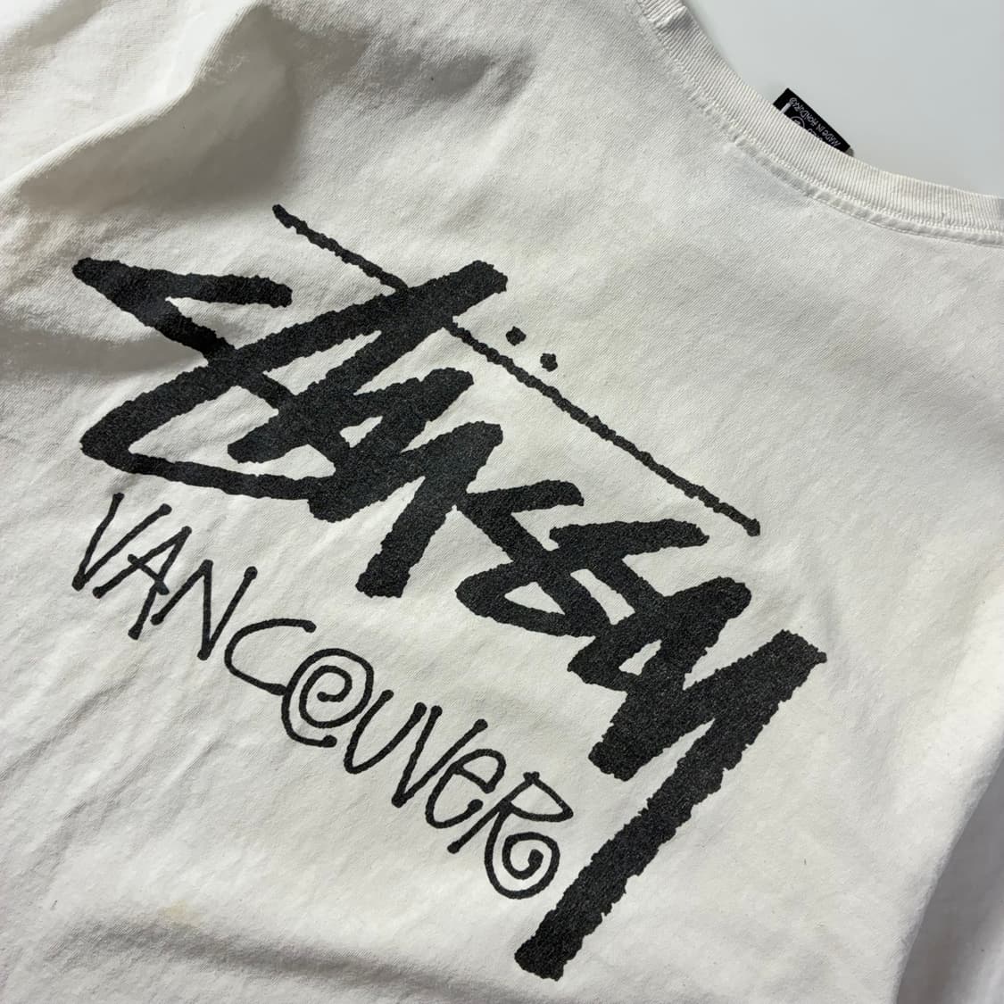 Stussy  스투시 스탁 밴쿠버 화이트 반팔 티셔츠  상품이미지5