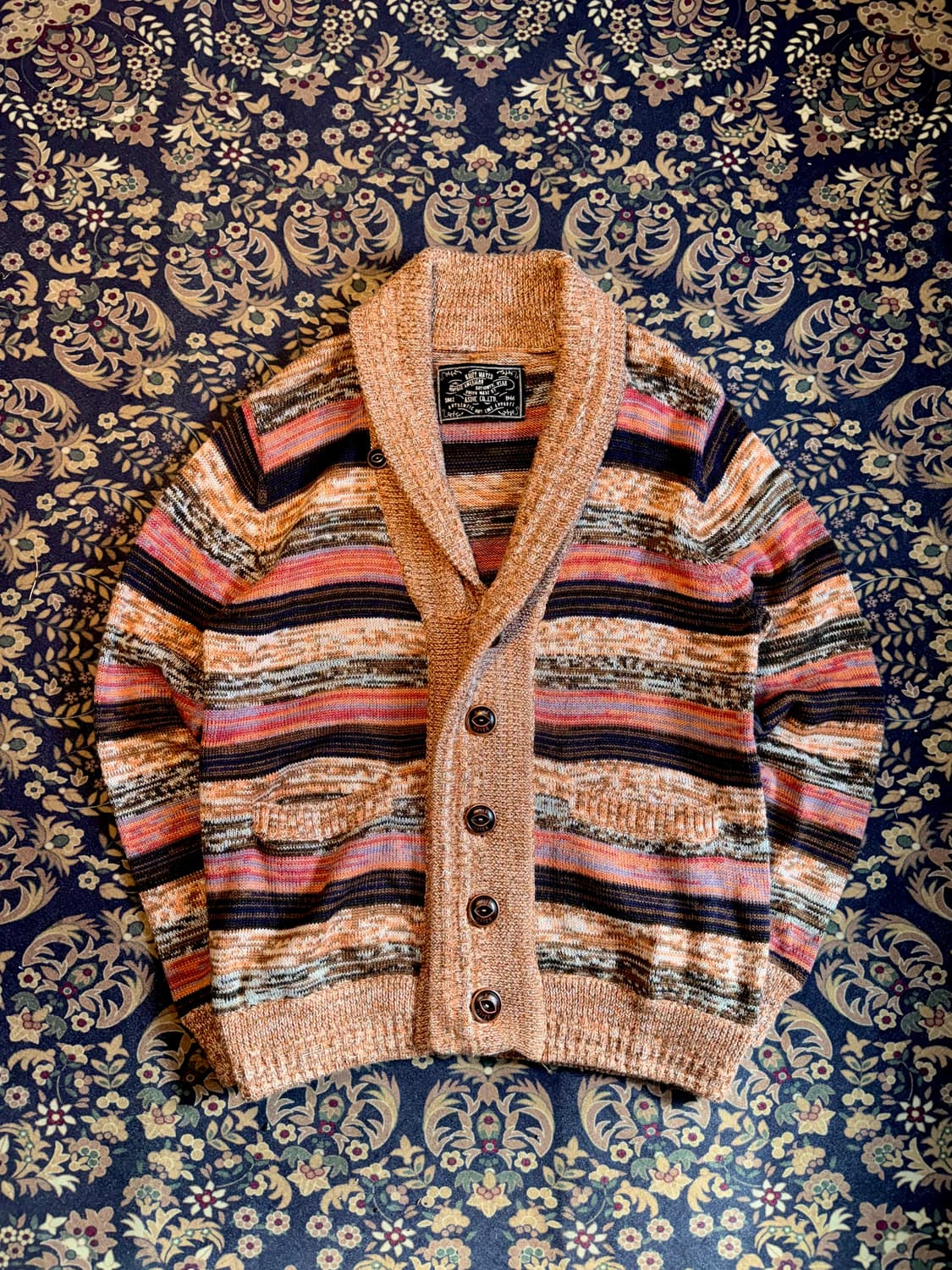 Kriff mayer 스트라이프 숄카라 가디건 상품이미지1