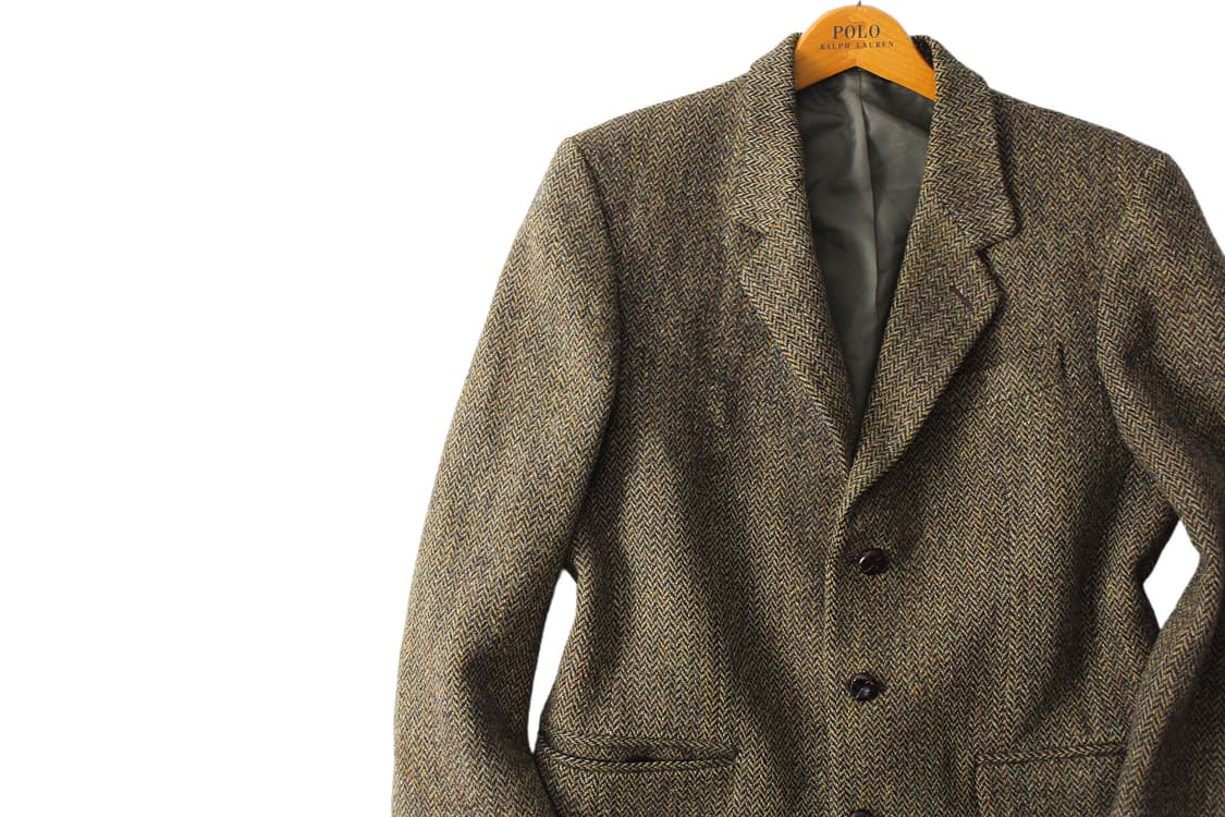 Dunn&co 해리스트위드 테일러드 헤링본 자켓 상품이미지2