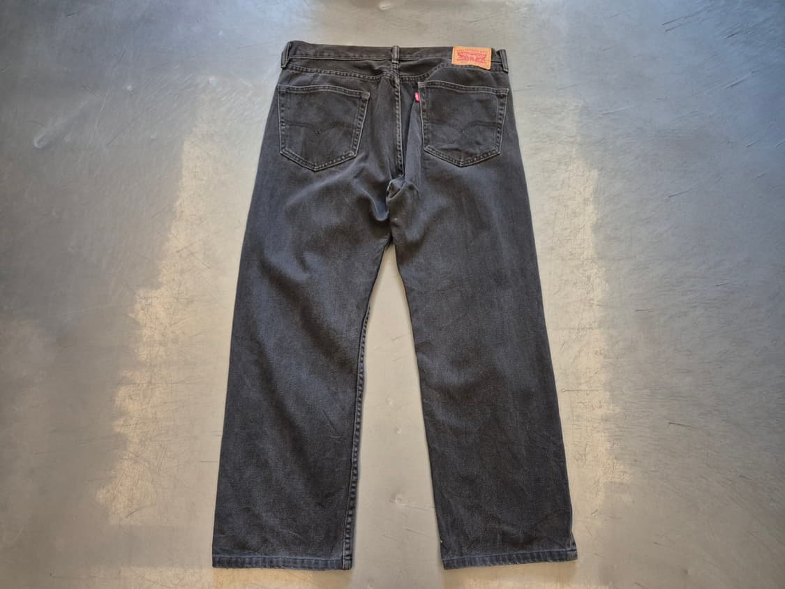 리바이스 505 블랙데님 팬츠 상품이미지2