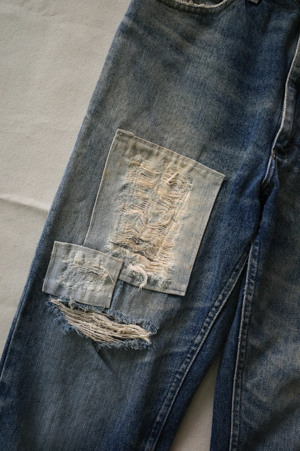 리 데님 팬츠 상품이미지5