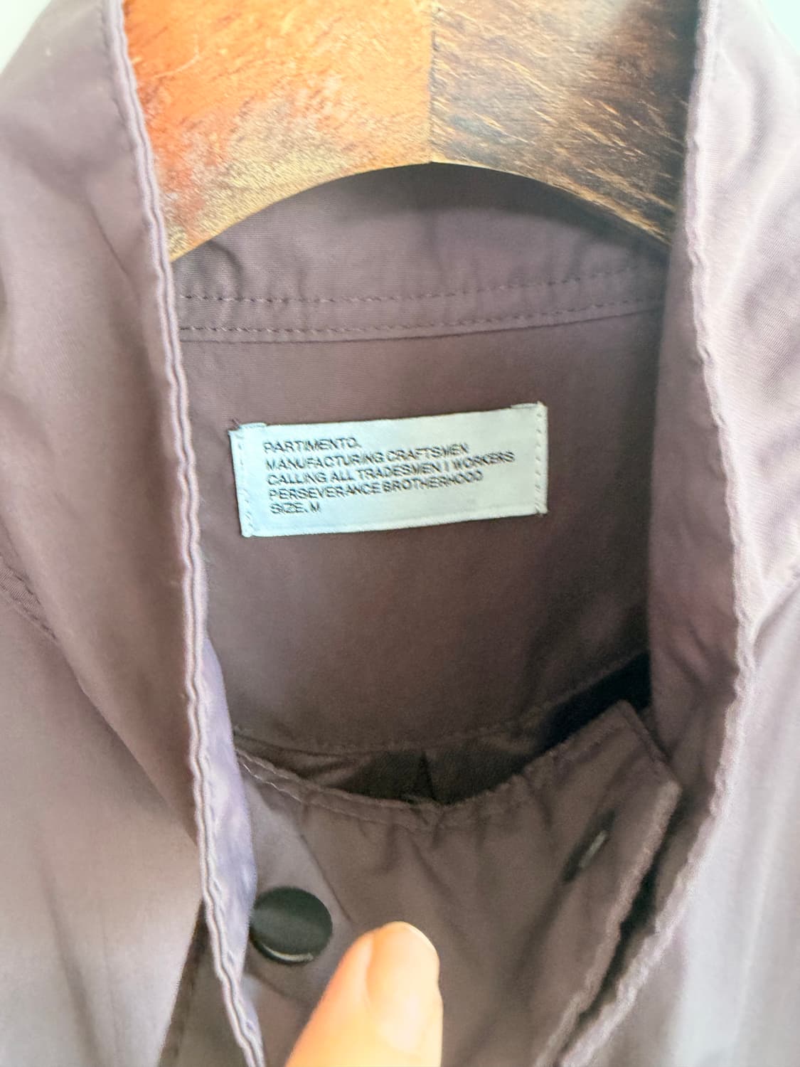 [판매] 파르티멘토(PARTIMENTO) 포켓 블루종 자켓 (M사이즈) 상품이미지2