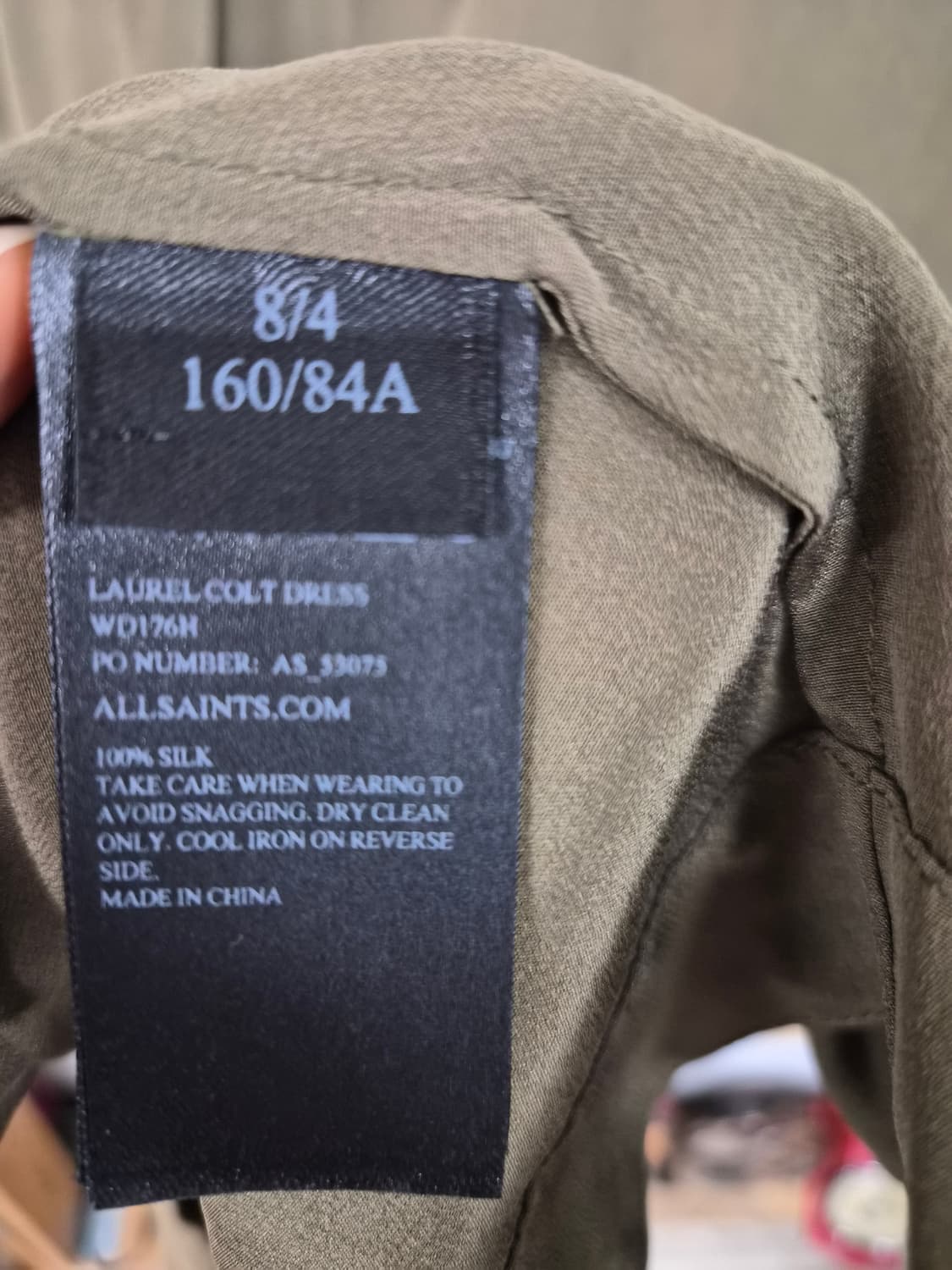 올세인츠 실크 자수 집업 원피스.아우터 상품이미지7